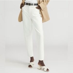 Everlane Bone White The 90's‎ Organic Cheeky Straight Jeans Size 30